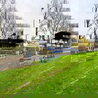 Het Lange Water Sportpark met tribune Het Lange Water Sportpark met tribune